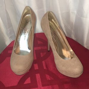 ROUGE- Faux suede Platform shoes